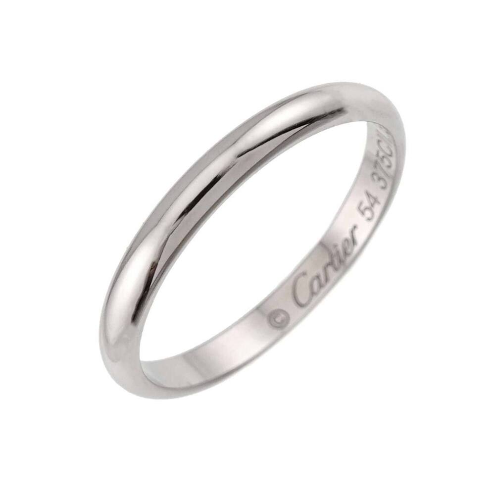Cartier 1895 Classic #54 Ring, Platinum, 2.5mm width.